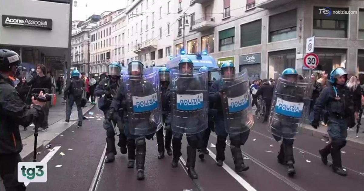 Milano: guerriglia urbana e devastazione in centro