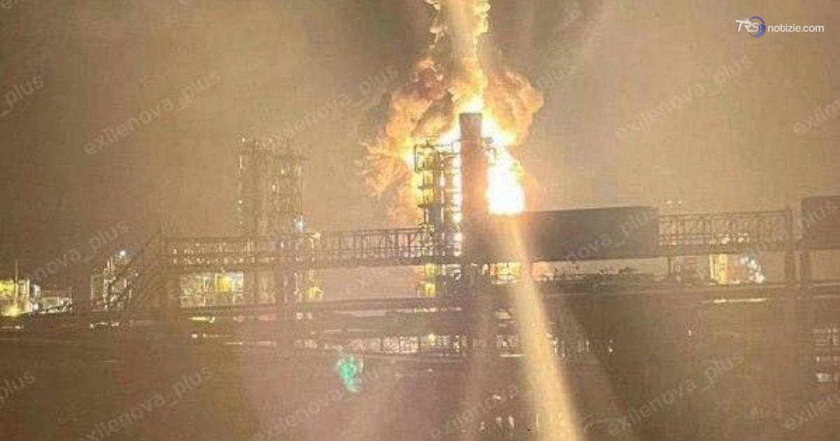 Massiccio attacco su raffineria russa